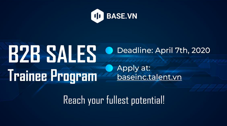 [HN] Chương Trình Tuyển Dụng B2B Sales Trainee Program Tại Công Ty Công ...